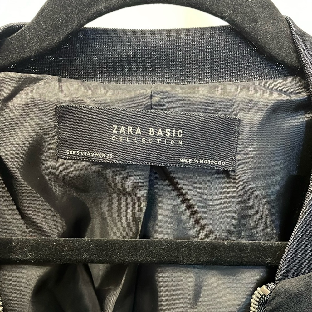 Zara Basic Collection Bomber Jacket - Picture 2 of 4